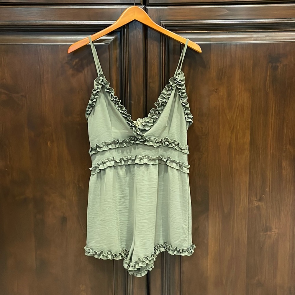 Iris Ruffle Romper